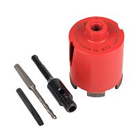 Коронка алмазная по бетону 72 мм EKF DCH-72 Laser M16 SDS-Plus Expert dch-72-m16  картинка